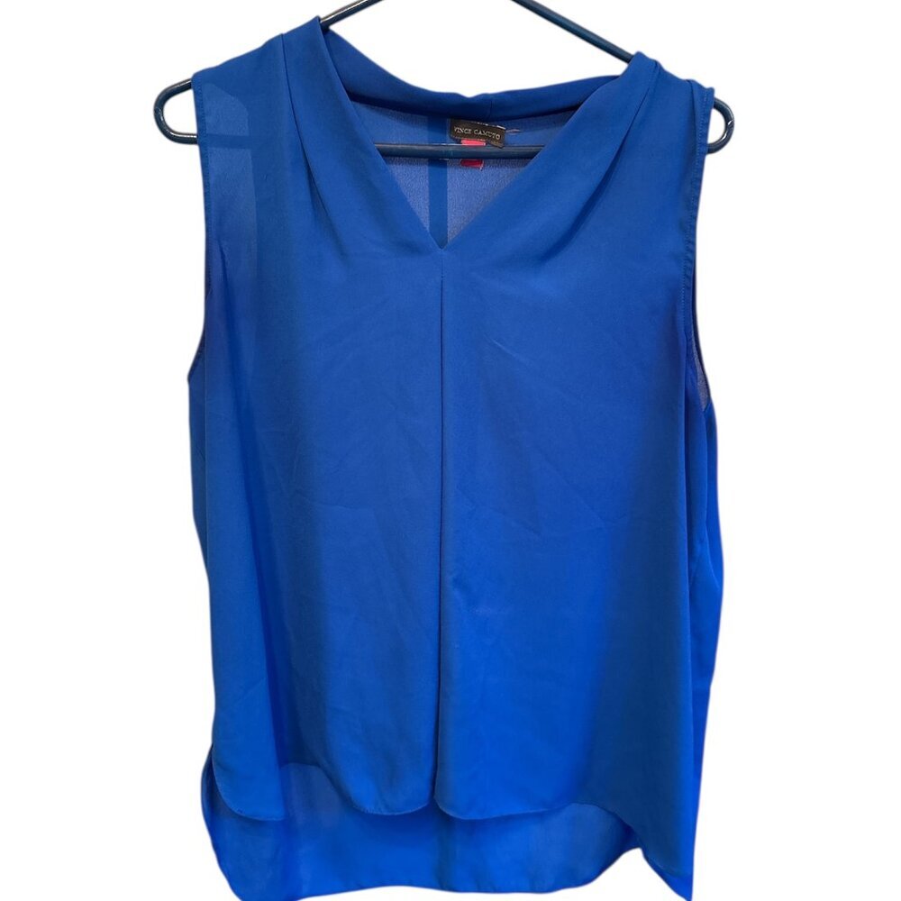 Vince Camuto CLOSET CLEANOUT Tank Top-blue-Size XL